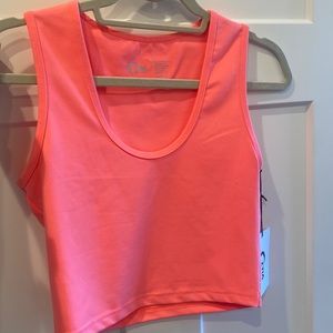 ZYIA Stronger Workout Tank in Flamingo
